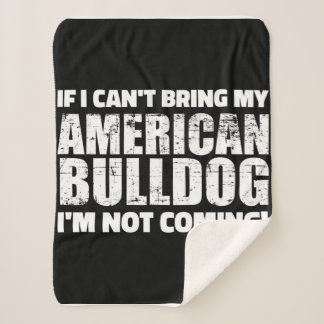 American Bulldog English Bulldog Lover Geschenk Sherpadecke