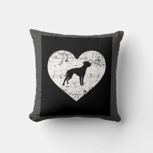 American Bulldog Heart Dog Kissen