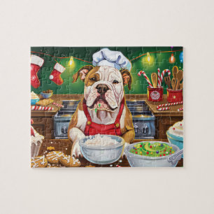 American Bulldog Holiday Baking: Festliche Weihnac Puzzle