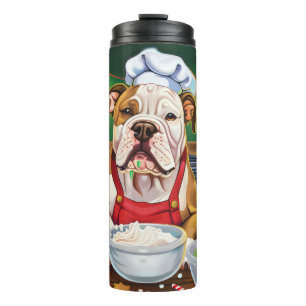 American Bulldog Holiday Baking: Festliche Weihnac Thermosbecher