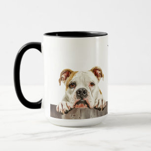 American Bulldog Hund Tasse