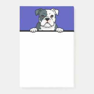 American Bulldog Niedlicher Welpenhund Lover Gesch Post-it Klebezettel
