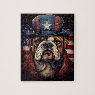 American Bulldog Poster Puzzle