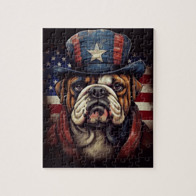 American Bulldog Poster Puzzle (Vertikal)
