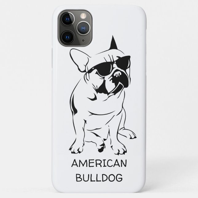 AMERICAN BULLDOG SKETCH Case-Mate iPhone HÜLLE (Rückseite)