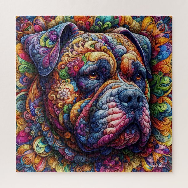 American Bully Decorative Jigsaw Puzzle (Vertikal)