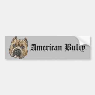 American Bully Dog Autoaufkleber