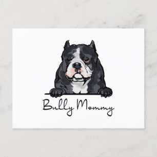 American Bully Dog Mommy Postkarte