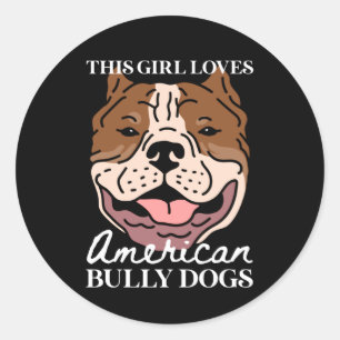 American Bully Dog Owner   American Bullys Runder Aufkleber
