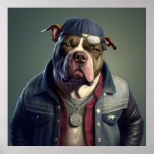 American Bully Hipster Doster