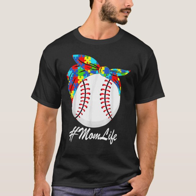 American Bully Mama Messy Bun Hair Glasses Bully M T-Shirt (Vorderseite)