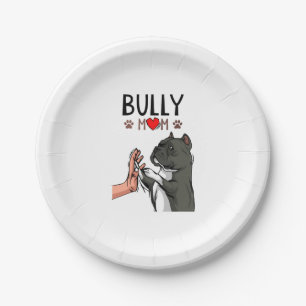 American Bully Mama Niedlich Dog Mama Funny Women Pappteller