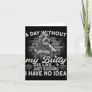 American Bully Tbull Stofftier Outfit Hund Amerika Karte