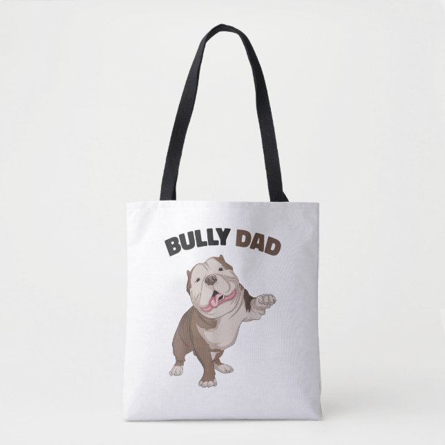 American Bully Vater Dog Eigentümer Vater Funny Me (Vorderseite)