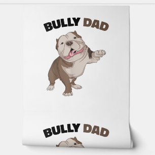 American Bully Vater Dog Eigentümer Vater Funny Me Tapete