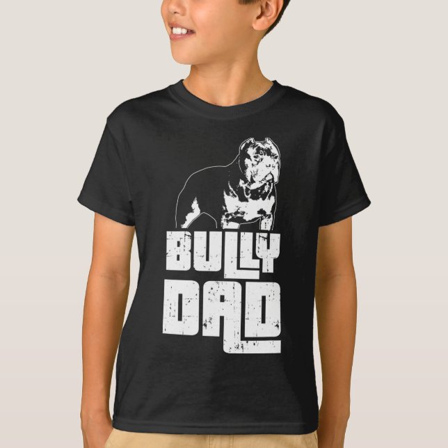 American Bully Vater Downer T-Shirt (Vorderseite)