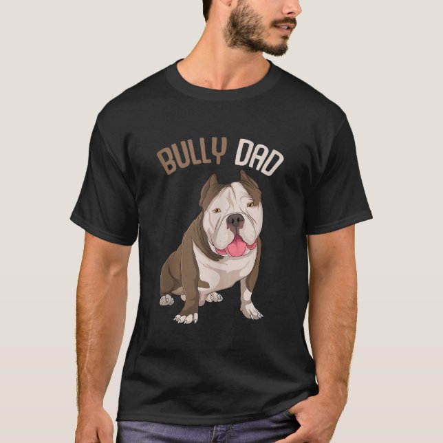 American Bully Vater Hunde Vater Männer Tank Top (Vorderseite)