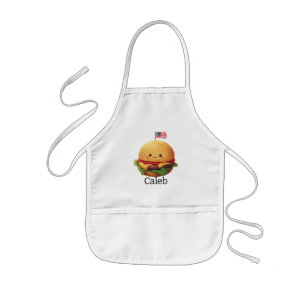American Burger Personalisiert Kinderschürze