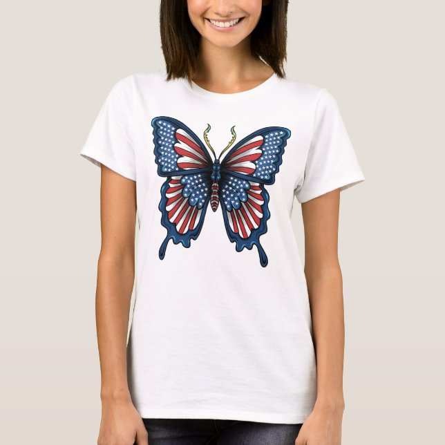 American Butterfly T-Shirt (Vorderseite)