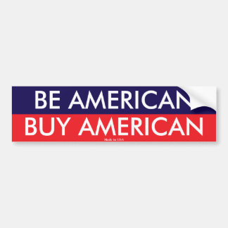 American Buy American Autoaufkleber
