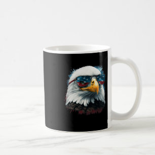American Byld Eagle Usa Flag Shirt 4. Juli Eag Kaffeetasse