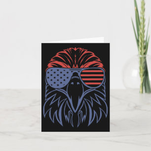 American Byld Eagle Usa Flag Shirt 4. Juli Eag Karte