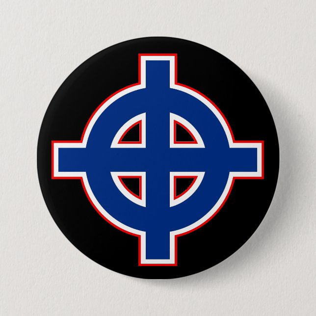American Celtic Cross Button (Vorderseite)