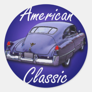 American Classic 1949 Cadillac Runder Aufkleber