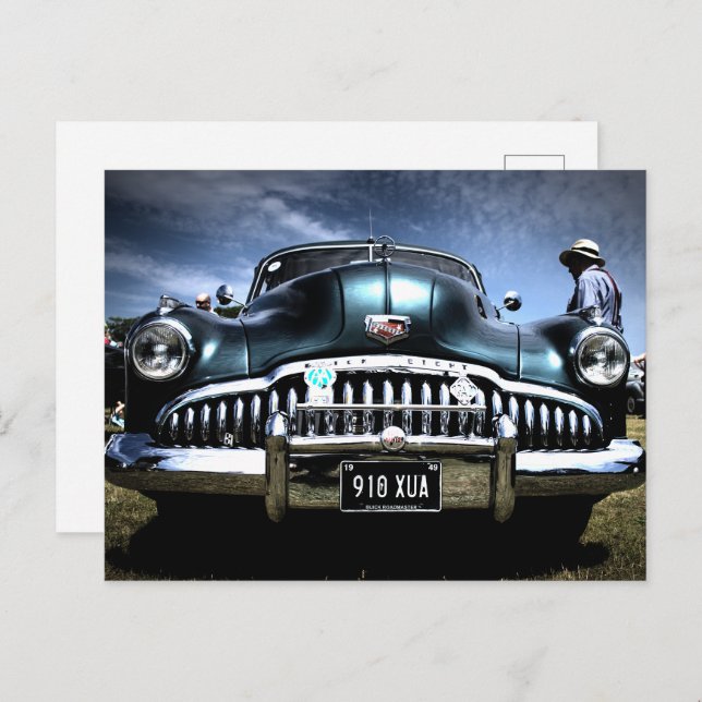 American Classic Cars (LBNGR_2888) Postkarte (Vorne/Hinten)