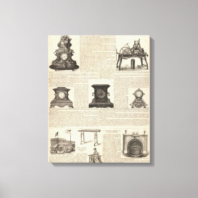 American Clock Company Leinwanddruck (Vorderseite)