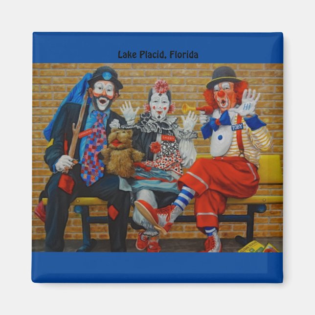 American Clown Museum & School Lake Placid Florida Magnet (Vorne)