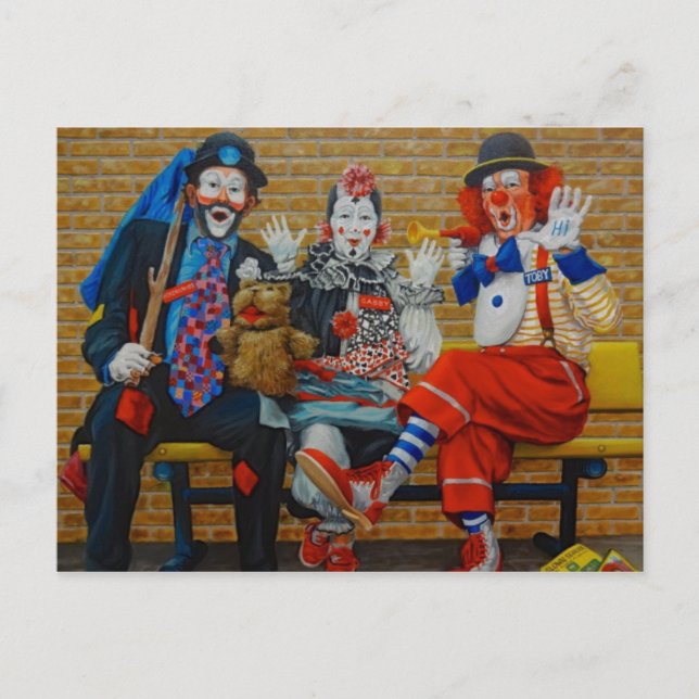 American Clown Museum & School Lake Placid Florida Postkarte (Vorderseite)