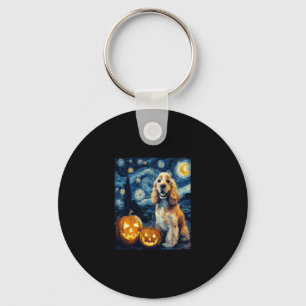 American Cocker Spanel Niedlich Hund Halloween Jac Schlüsselanhänger