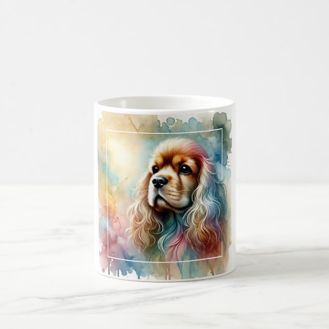 American Cocker Spaniel Dog 070824AREF137 - Waterc Kaffeetasse (Mittel)
