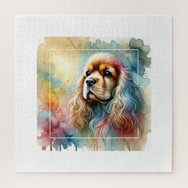 American Cocker Spaniel Dog 070824AREF137 - Waterc Puzzle (Vertikal)