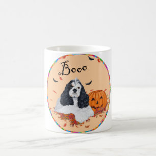 American Cocker Spaniel Halloween Tasse