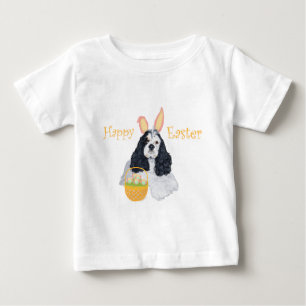 American Cocker Spaniel Ostern Baby T-shirt