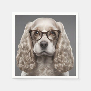 American Cocker Spaniel Serviette