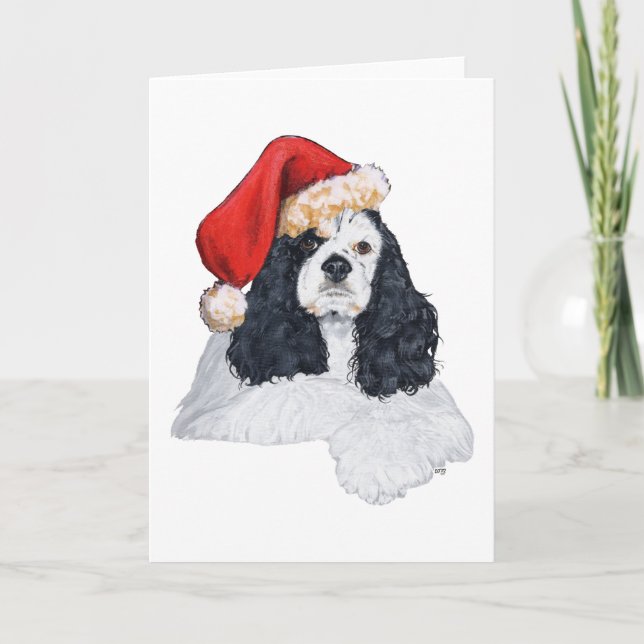 American Cocker Spaniel Weihnachten (Vorderseite)