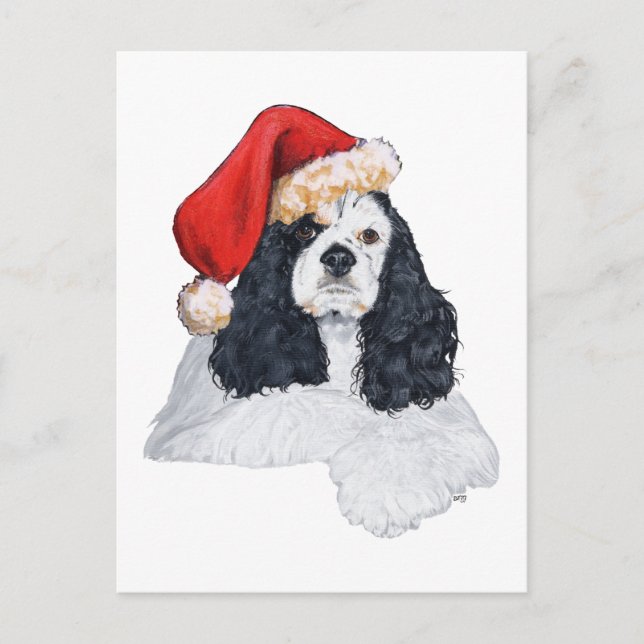 American Cocker Spaniel Weihnachten (Vorderseite)