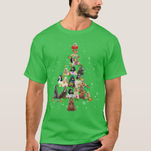 American Cocker Spaniel Weihnachtsbaum XMas-Gesche T-Shirt