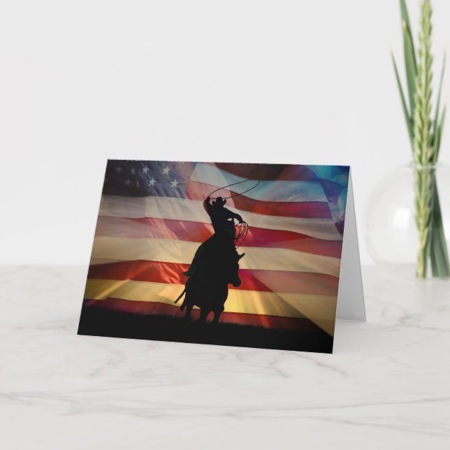 American Cowboy Birthday Card Das ist der Zug Karte (Vorderseite)