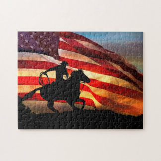 American Cowboy Western Puzzle