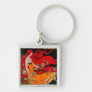 American Crescent Vintag PosterEurope Schlüsselanhänger