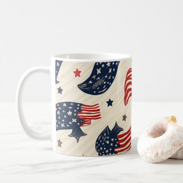 American Cup Kaffeetasse (Mit Donut)