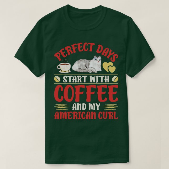 American Curl Cat T-Shirt (Design vorne)