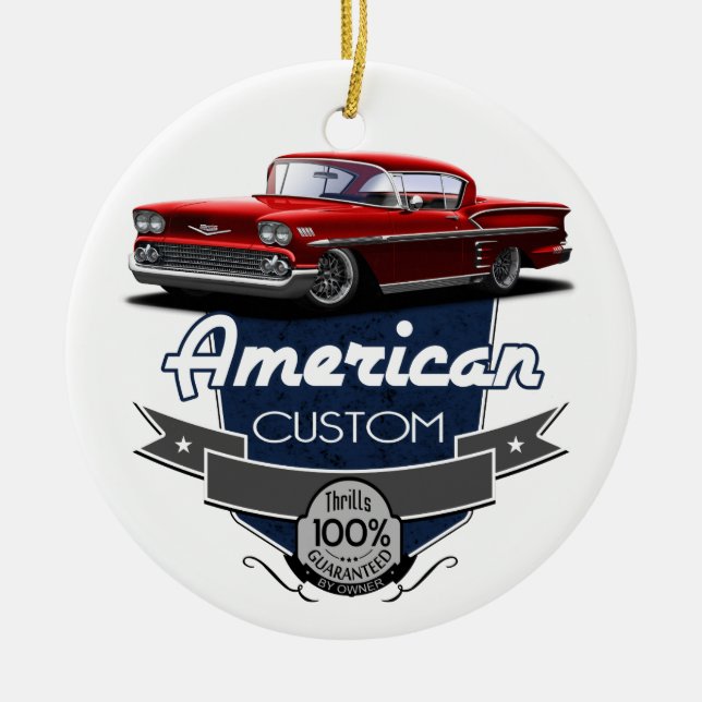 American Custom Impala Keramik Ornament (Vorne)
