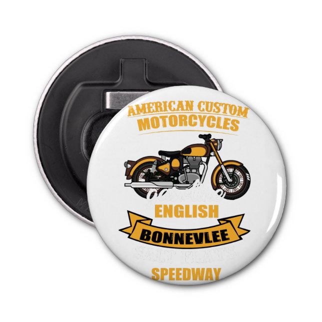American Custom Motorrad Bonneville Speedway Flaschenöffner (Vorderseite)