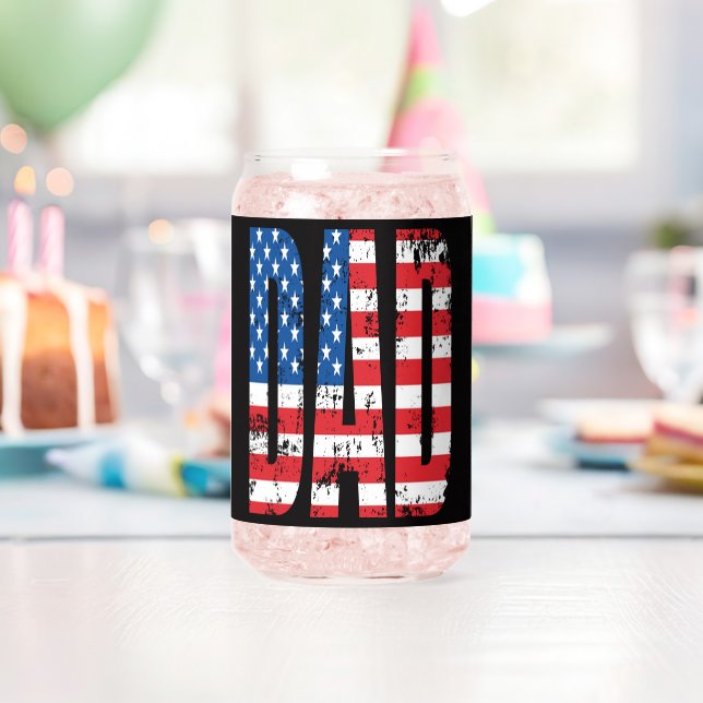 American Dad-Flagge Dosenglas (Insitu (Geburtstag))