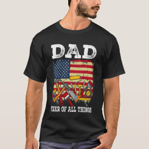 American Dad Reparierer aller Dinge Heimwerkerwerk T-Shirt